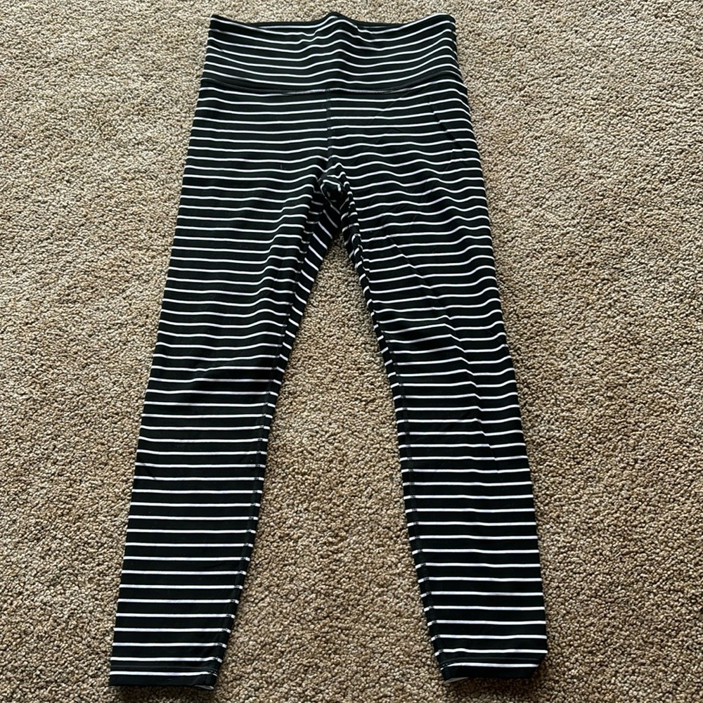 Women’s striped Athleta leggings